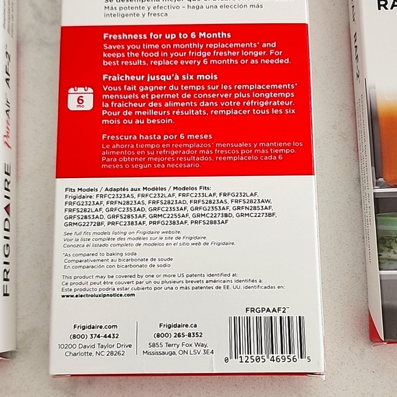 Frigidaire PureAir Replacement Refrigerator/Freezer Air Filter AF-2 - Picture 6 of 6